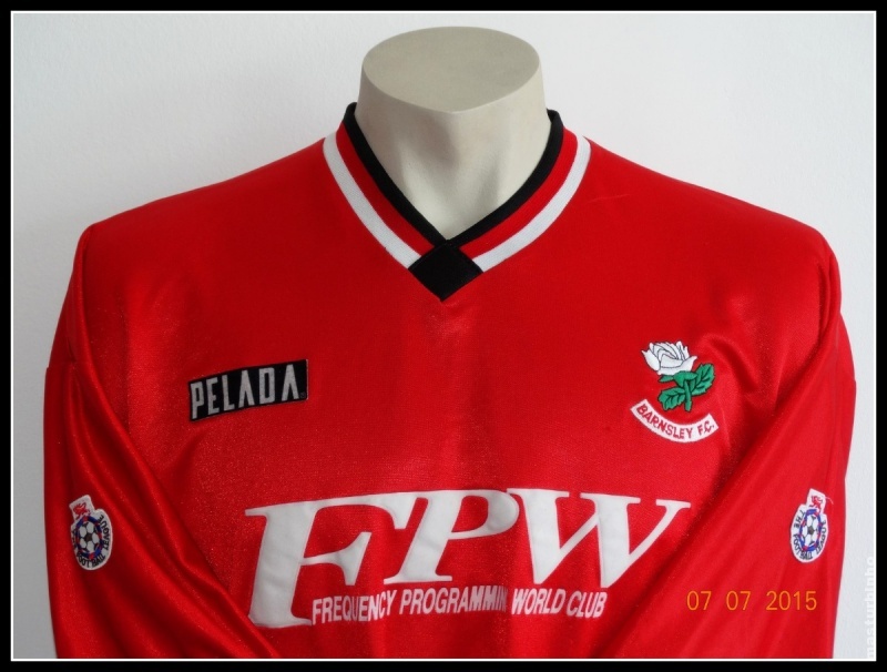 maillot équipe de barnsley fc domicile 1994 rétro