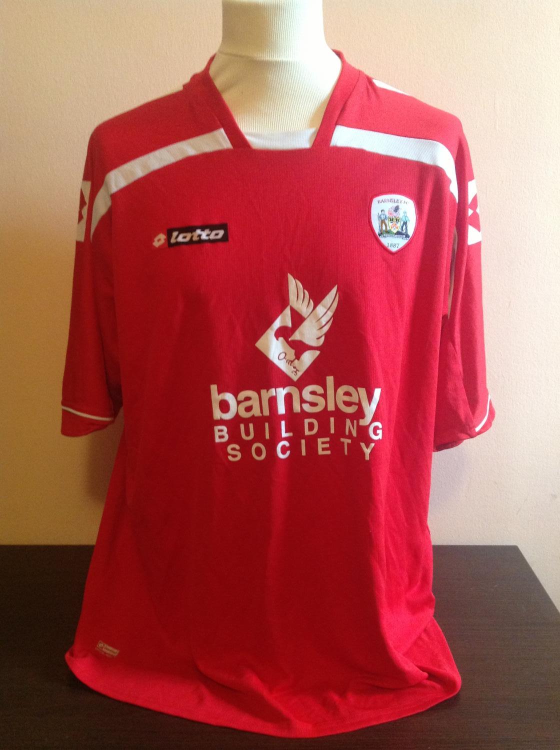 maillot équipe de barnsley fc domicile 2010-2011 rétro