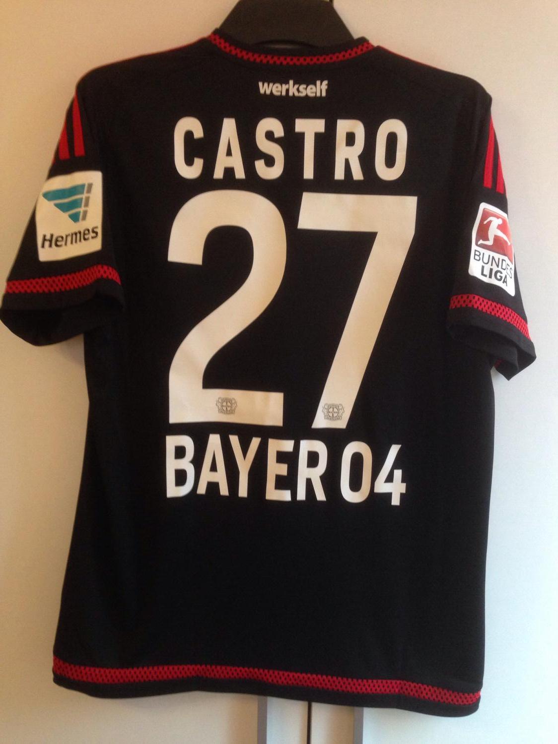 maillot équipe de bayer leverkusen domicile 2015-2016 rétro maillot équipe de bayer leverkusen domicile 2015-2016 rétro