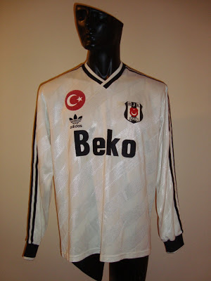 maillot équipe de beşiktaş jk domicile 1991-1992 pas cher