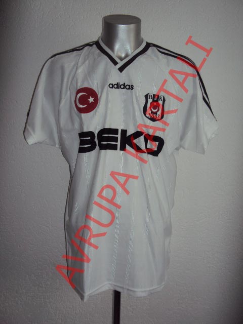 maillot équipe de beşiktaş jk domicile 1994-1995 pas cher