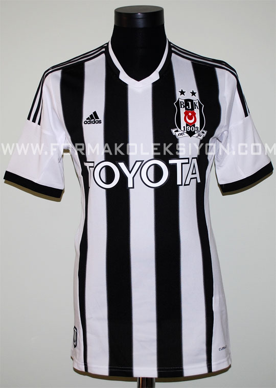 maillot équipe de beşiktaş jk domicile 2013-2014 rétro