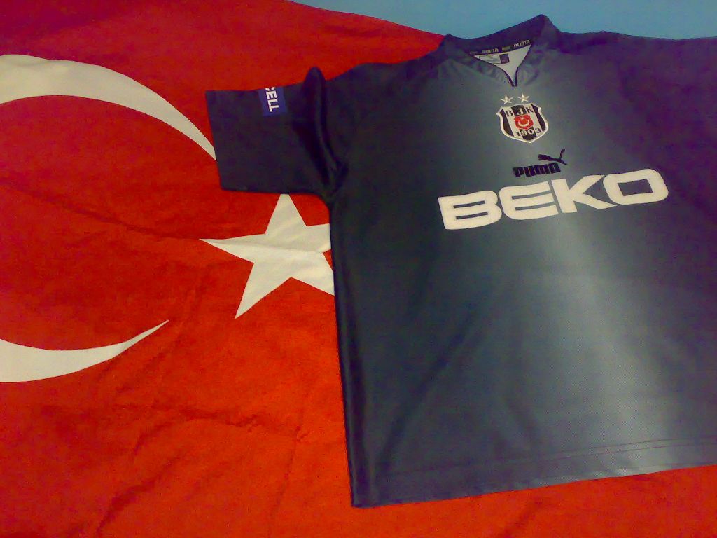 maillot équipe de beşiktaş jk exterieur 2003-2005 pas cher