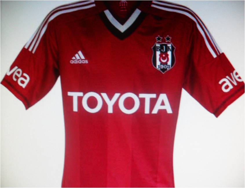 maillot équipe de beşiktaş jk exterieur 2012-2013 rétro