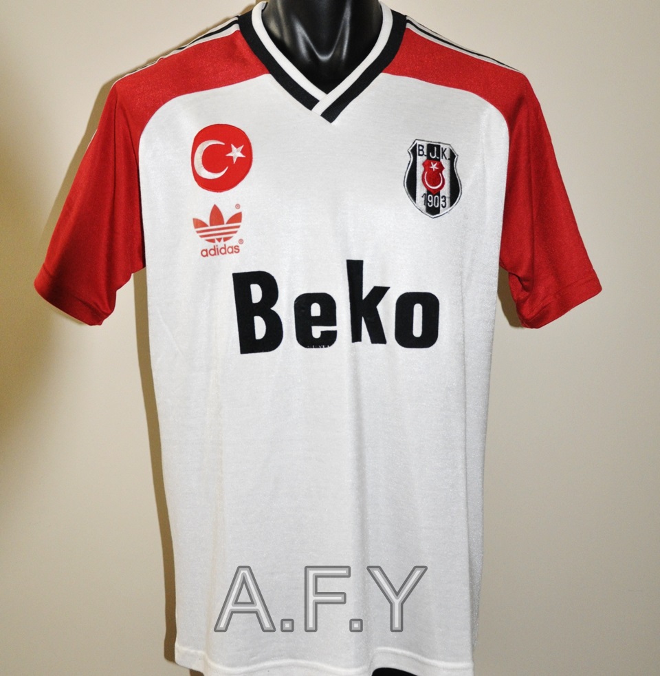 maillot équipe de beşiktaş jk réplique 1991-1992 pas cher