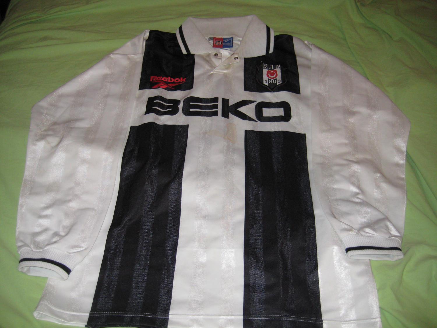 maillot équipe de beşiktaş jk third 1998-1999 rétro