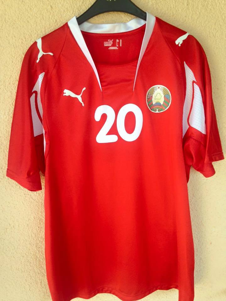 maillot équipe de biélorussie exterieur 2009-2010 pas cher