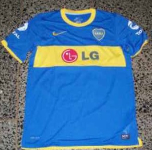 maillot équipe de boca juniors domicile 2010-2011 pas cher