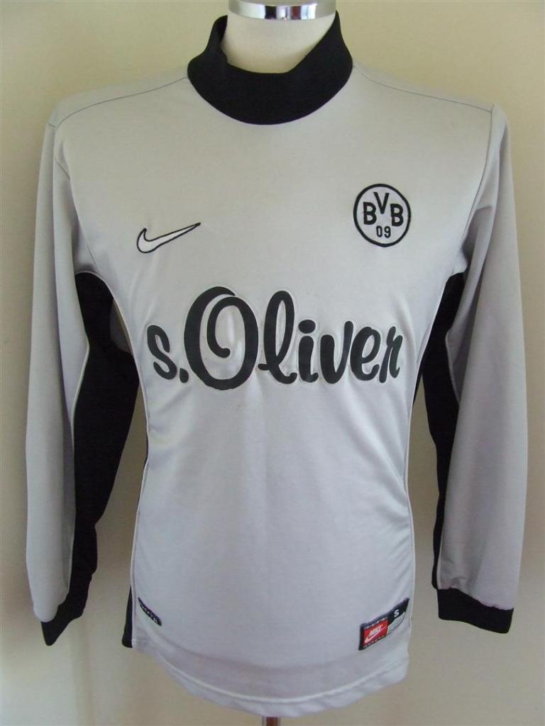maillot équipe de borussia dortmund gardien 1998-1999 rétro