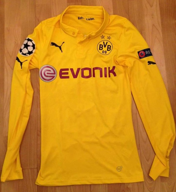 maillot équipe de borussia dortmund réplique 2014-2015 rétro
