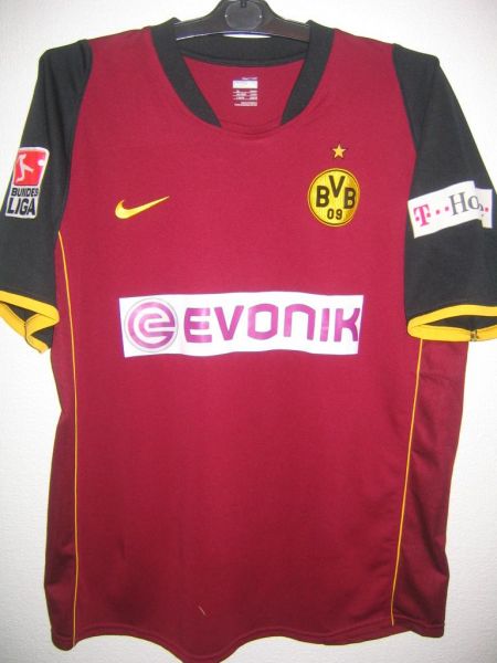 maillot équipe de borussia dortmund third 2007-2008 rétro