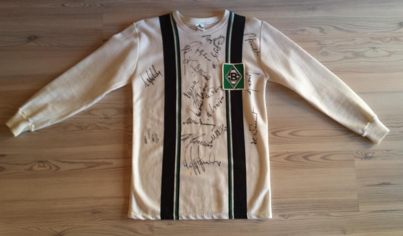 maillot équipe de borussia mönchengladbach domicile 1974-1975 rétro