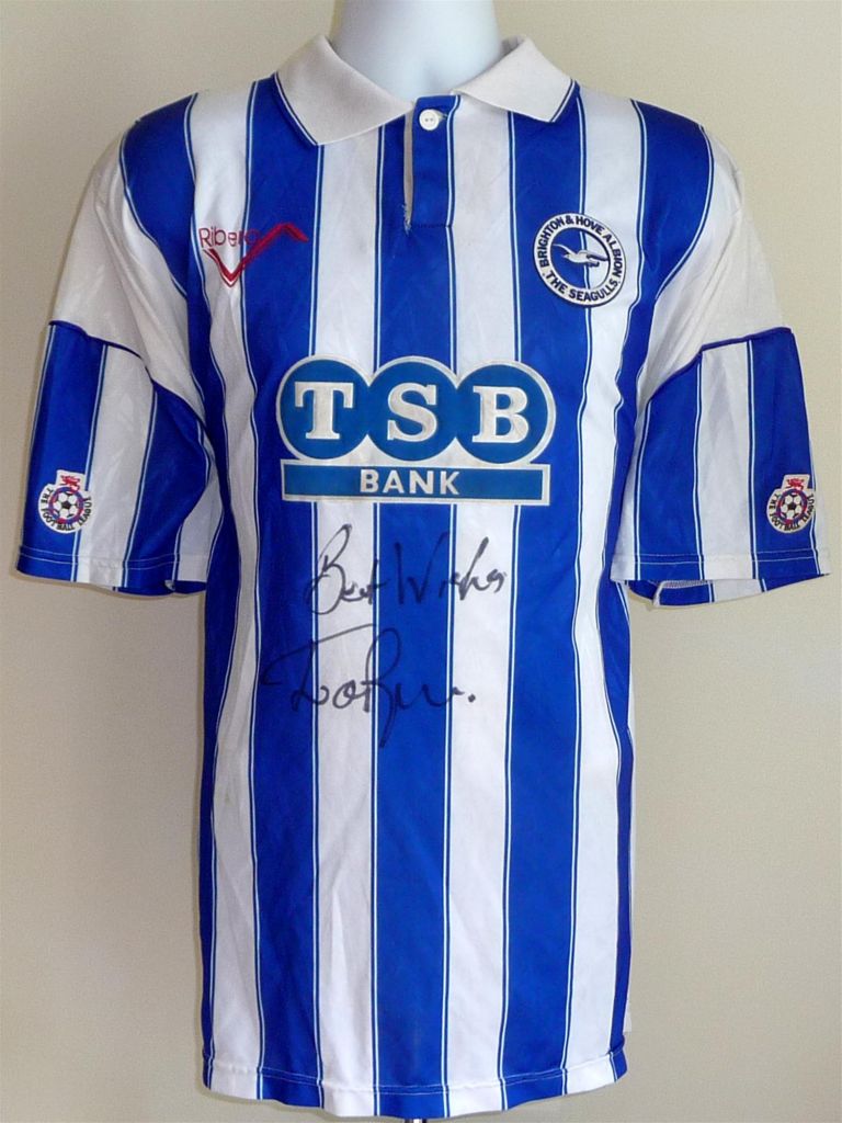 maillot équipe de brighton and hove albion domicile 1991-1993 pas cher