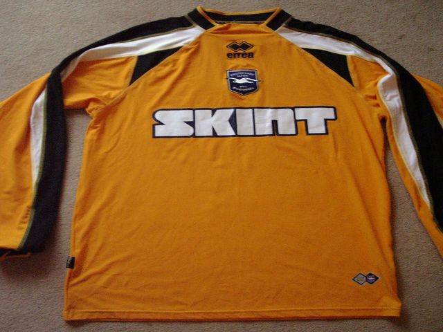 maillot équipe de brighton and hove albion gardien 2005-2006 pas cher maillot équipe de brighton and hove albion gardien 2005-2006 pas cher