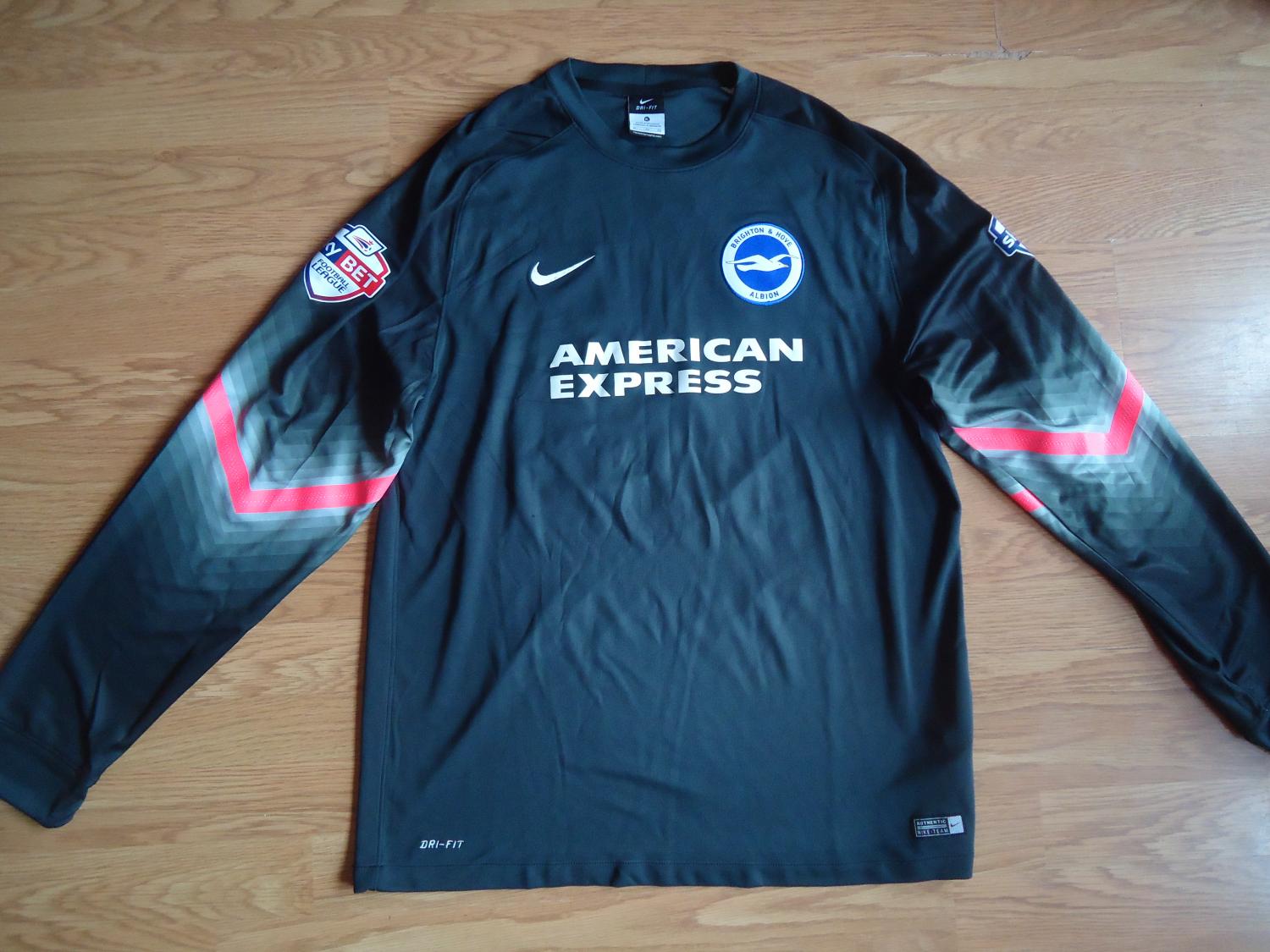 maillot équipe de brighton and hove albion gardien 2014-2015 pas cher