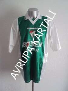 maillot équipe de bursaspor domicile 2000-2001 rétro