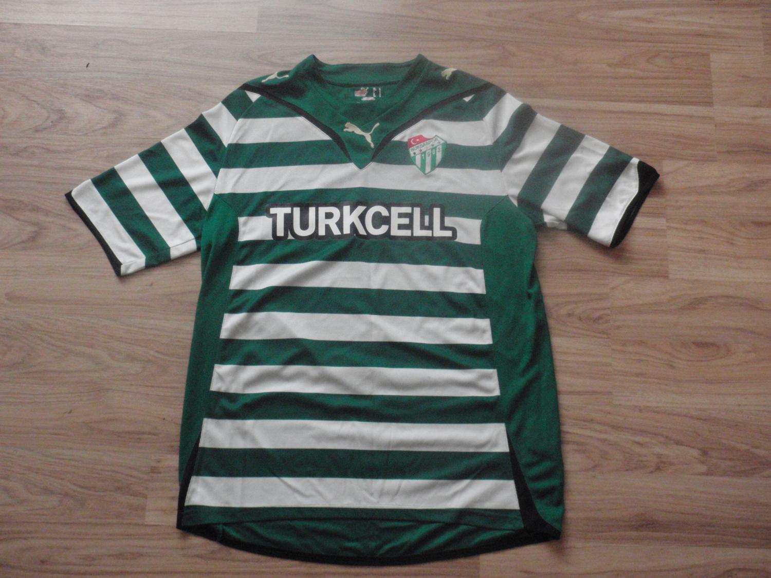 maillot équipe de bursaspor domicile 2010 rétro