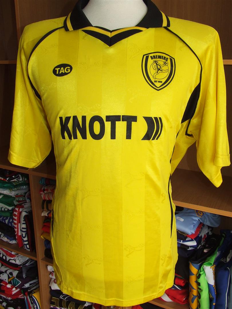 maillot équipe de burton albion domicile 2005-2006 rétro