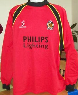 maillot équipe de cambridge united gardien 2000-2001 pas cher