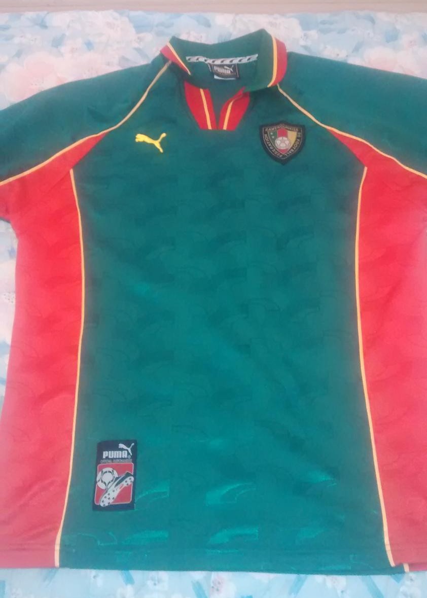 maillot équipe de cameroun domicile 1997-1998 pas cher