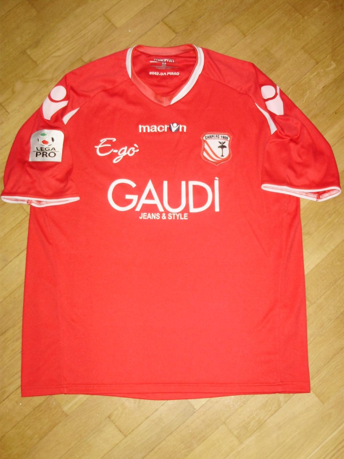 maillot équipe de carpi fc 1909 exterieur 2010-2011 pas cher