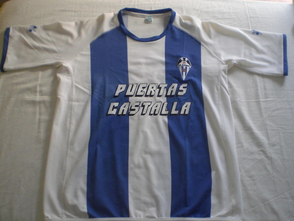 maillot équipe de cd alcoyano domicile 2003-2004 pas cher