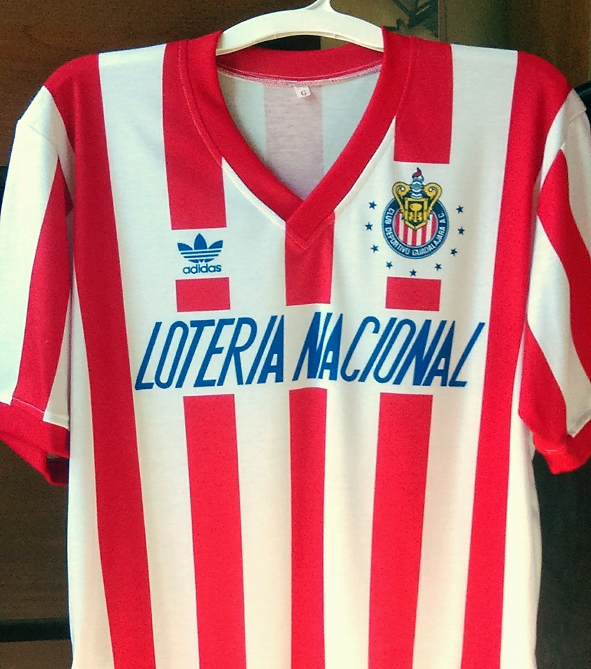 maillot équipe de cd guadalajara domicile 1991-1992 rétro