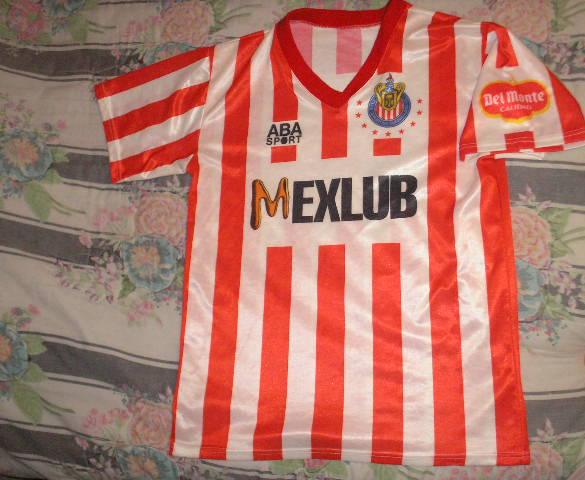 maillot équipe de cd guadalajara domicile 1993-1994 rétro