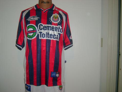 maillot équipe de cd guadalajara domicile 1999-2000 rétro
