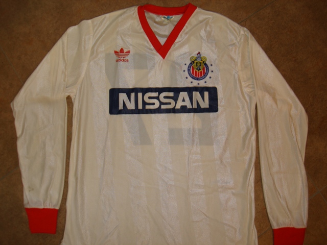 maillot équipe de cd guadalajara exterieur 1989-1990 rétro