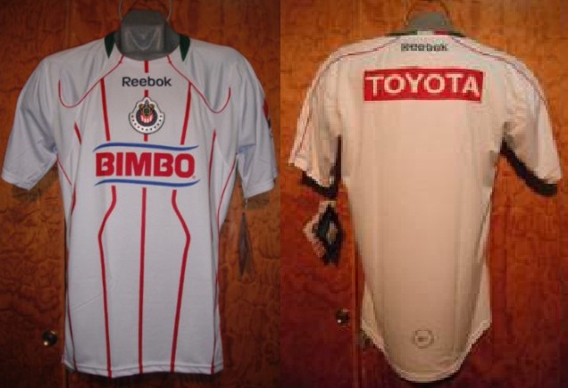 maillot équipe de cd guadalajara exterieur 2010-2011 rétro