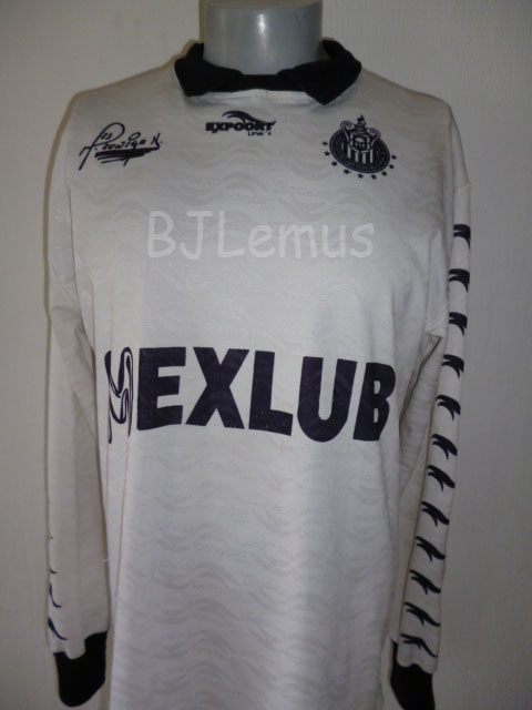 maillot équipe de cd guadalajara gardien 1996 rétro