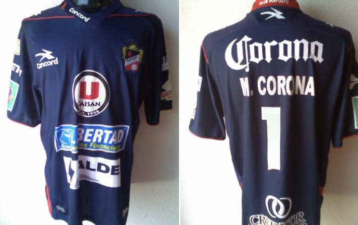 maillot équipe de cd irapuato gardien 2010 rétro