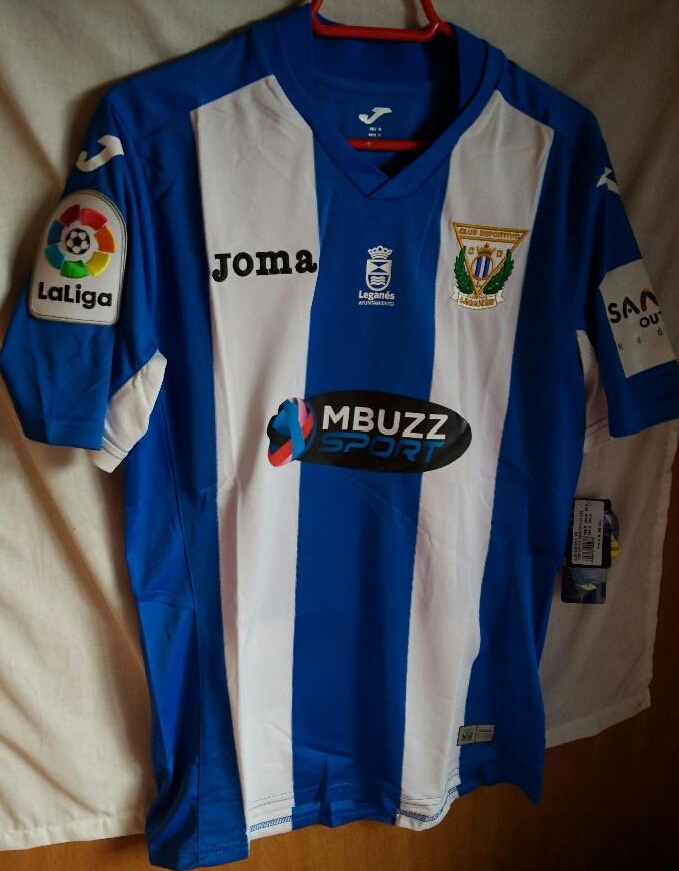 maillot équipe de cd leganés domicile 2016-2017 rétro