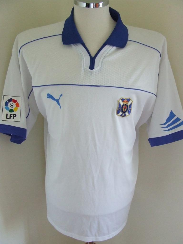 maillot équipe de cd tenerife domicile 2002-2003 pas cher