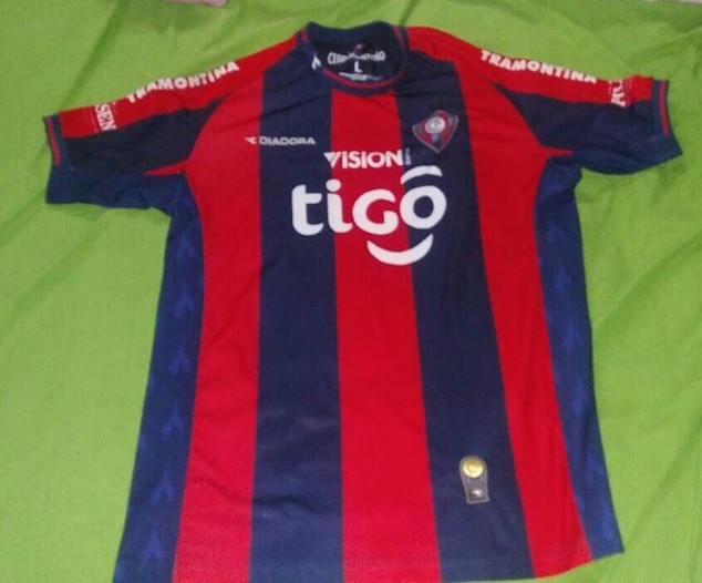 maillot équipe de cerro porteño domicile 2014 pas cher