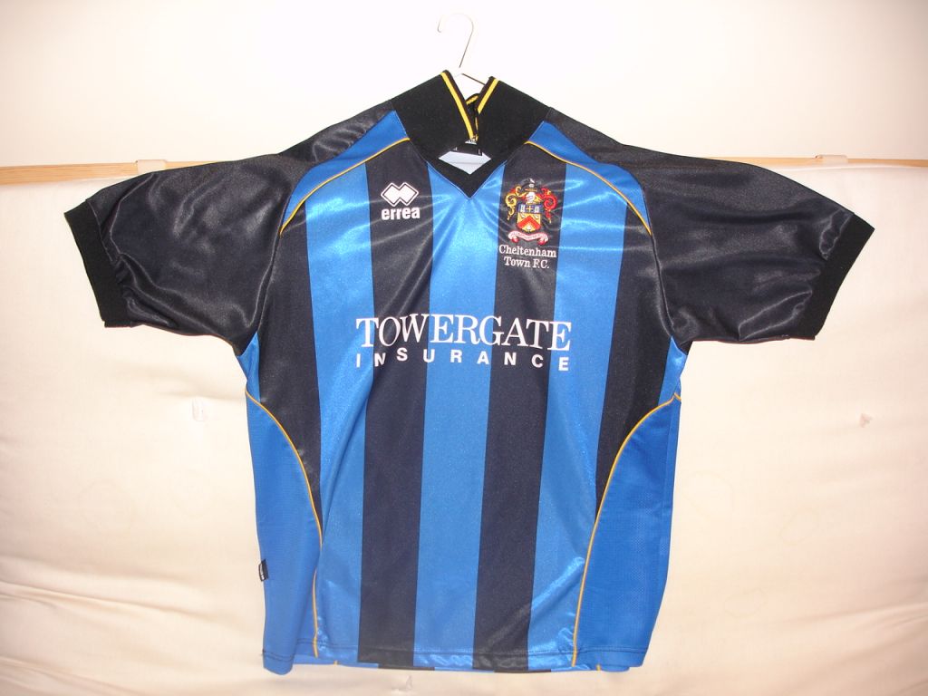 maillot équipe de cheltenham town fc exterieur 2002-2003 rétro