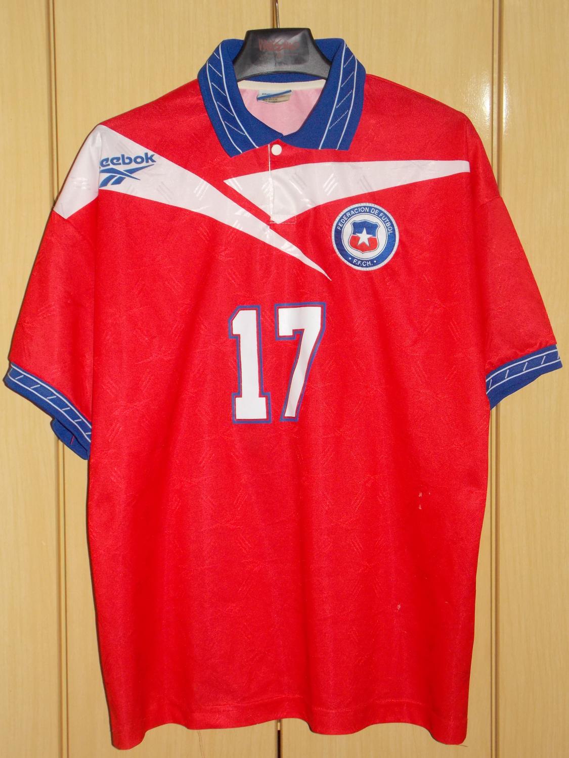 maillot équipe de chili domicile 1997-1999 pas cher
