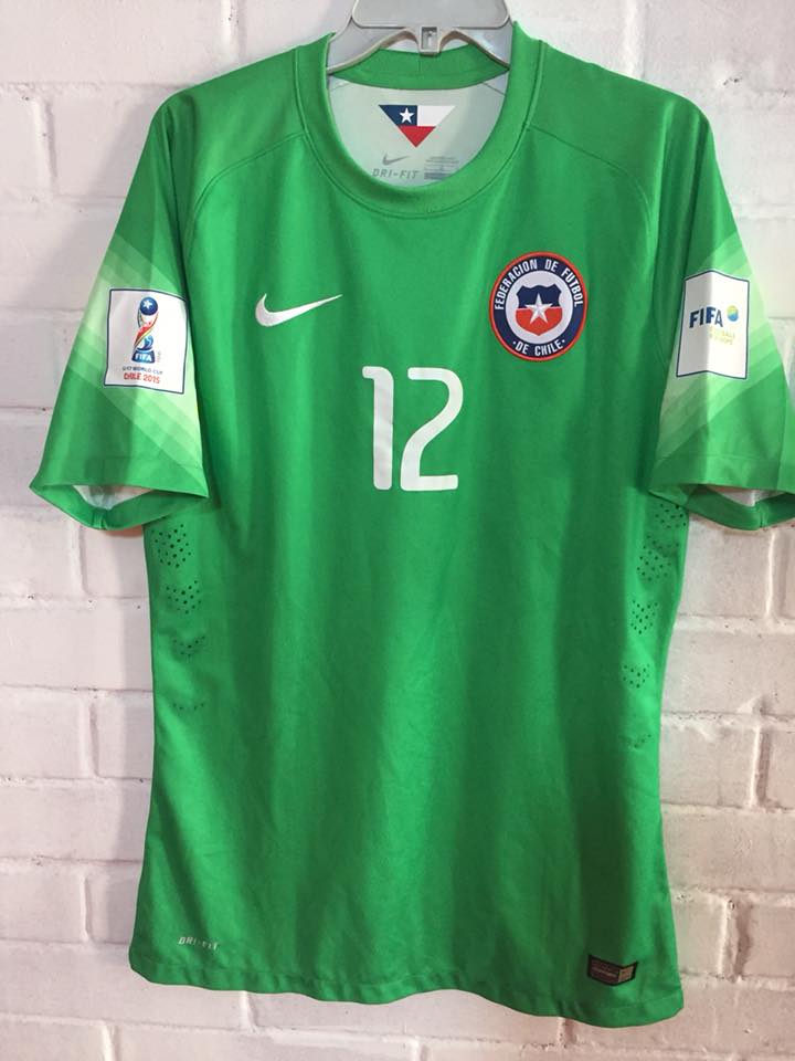 maillot équipe de chili gardien 2015-2016 rétro