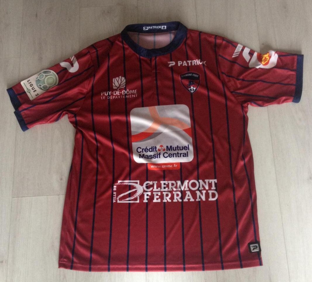 maillot équipe de clermont foot domicile 2015-2016 pas cher