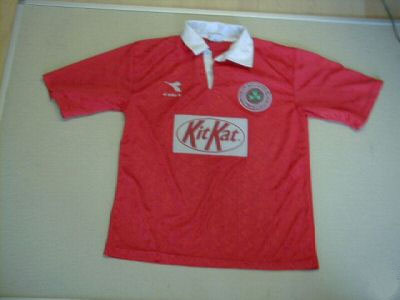 maillot équipe de cliftonville fc domicile 1997-1998 pas cher