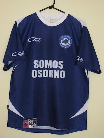 maillot équipe de club deportivo provincial osorno domicile 2007 rétro