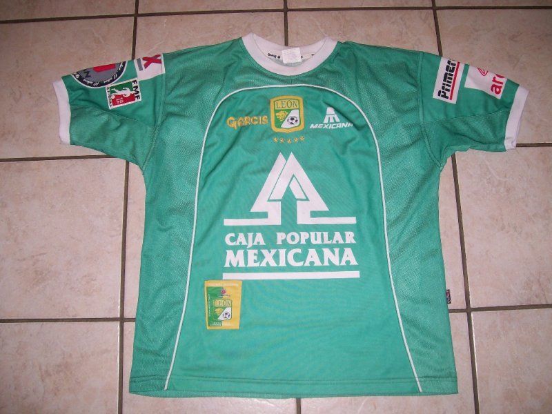 maillot équipe de club león domicile 2007-2008 rétro