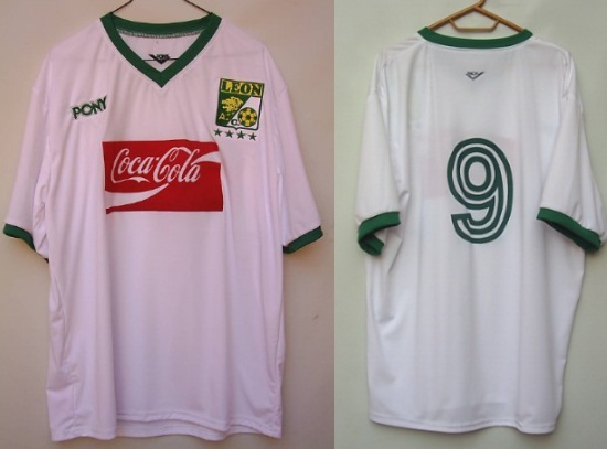 maillot équipe de club león exterieur 1989-1990 rétro