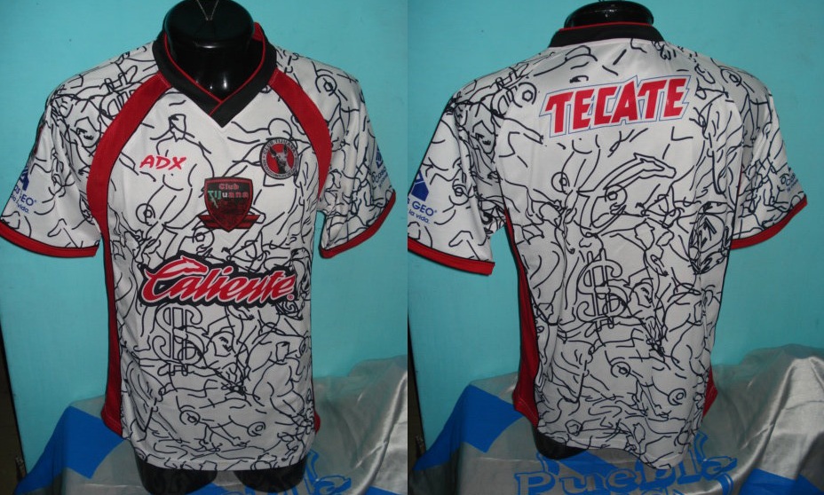 maillot équipe de club tijuana exterieur 2007 rétro