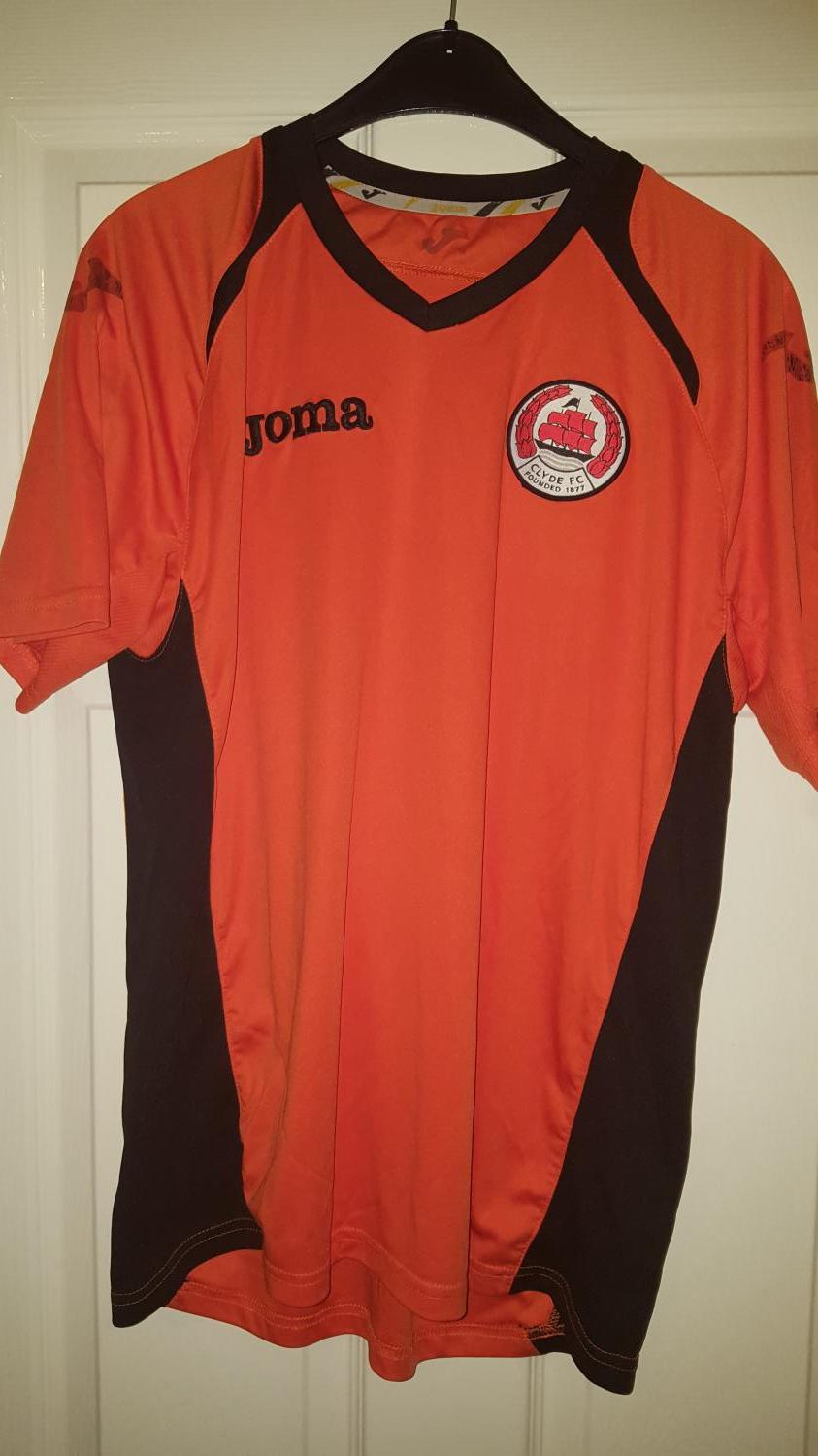 maillot équipe de clyde fc exterieur 2012-2013 rétro