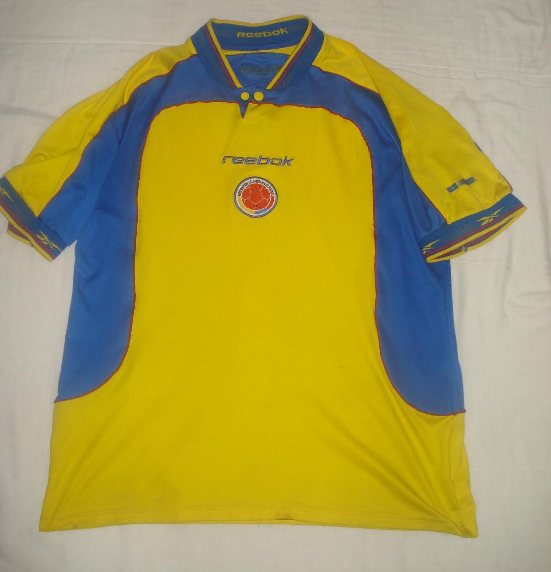 maillot équipe de colombie domicile 2001-2002 pas cher
