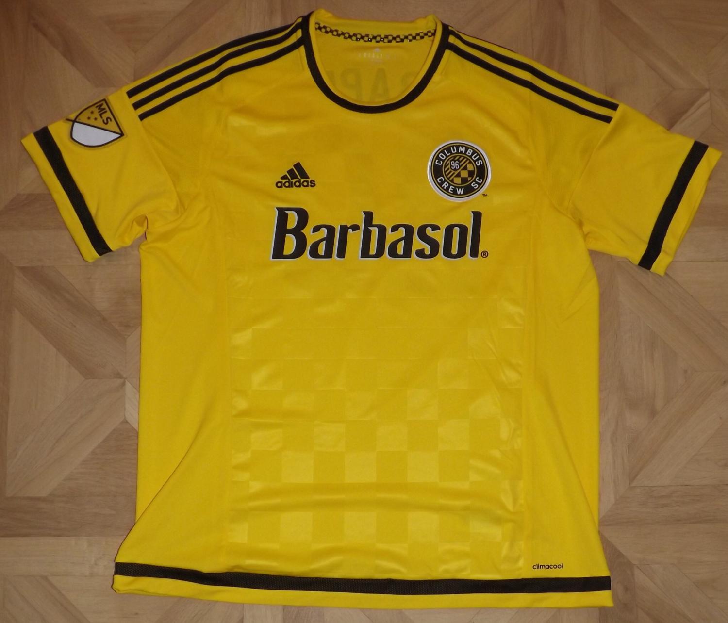 maillot équipe de columbus crew domicile 2015 rétro