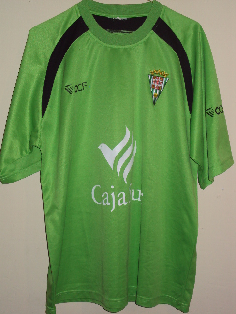 maillot équipe de cordoue cf gardien 2008-2009 rétro