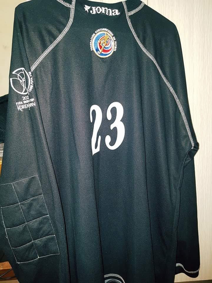 maillot équipe de costa rica gardien 2002-2003 rétro